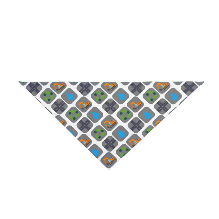 Public Works Dog Bandana – 4 Icons Design