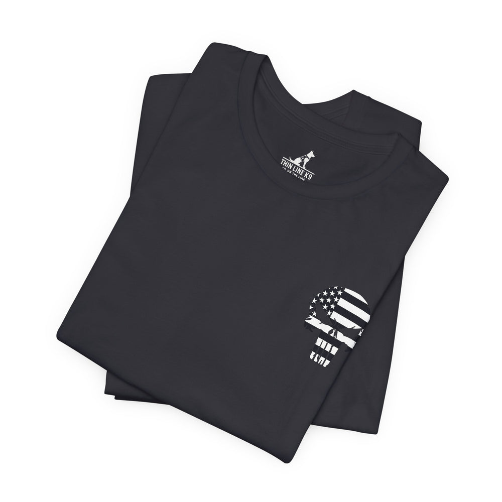 1776 Punisher American Flag Tee