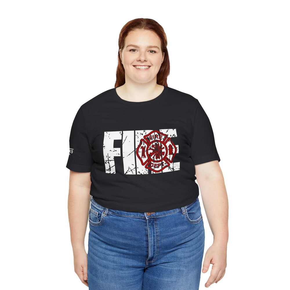 Firefighter Support Tee with Emblem