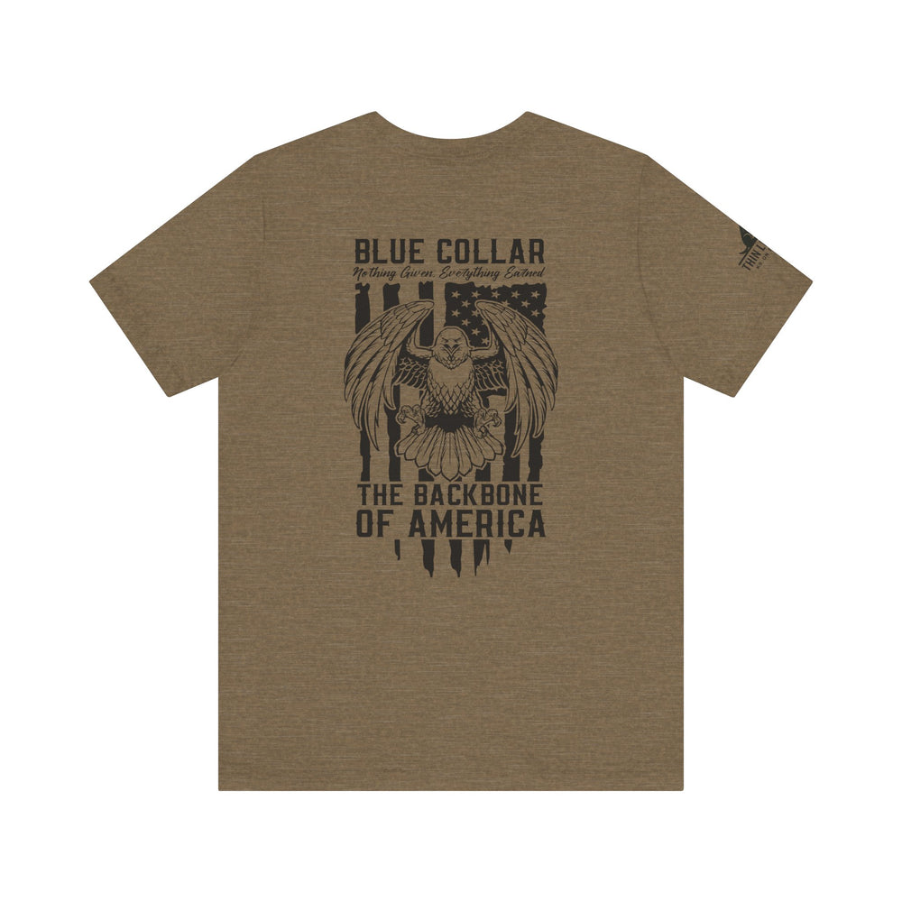 Blue Collar Eagle Flag Tee – Backbone of America Edition