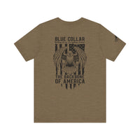 Blue Collar Eagle Flag Tee – Backbone of America Edition
