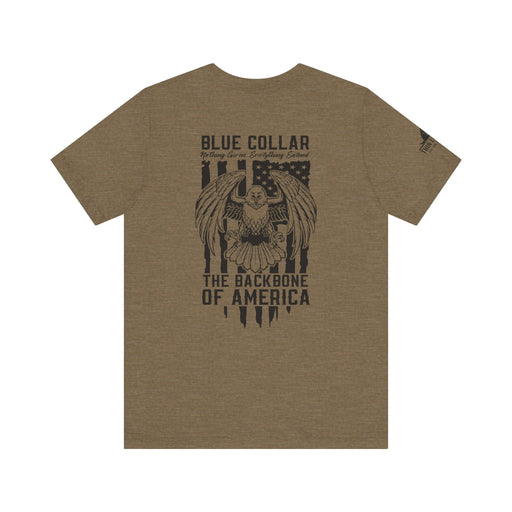 Blue Collar Eagle Flag Tee – Backbone of America Edition