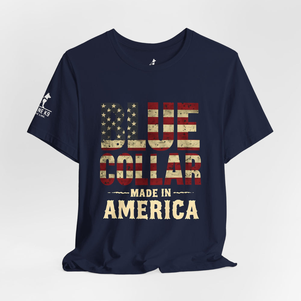 Blue Collar & Built in the USA Tee