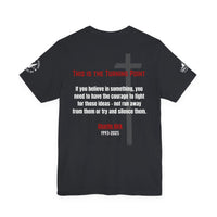 Charlie Kirk Memorial Tee – “This Is the Turning Point”