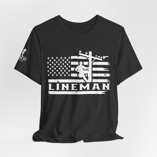 Lineman Flag Tee – High Voltage Hero Edition