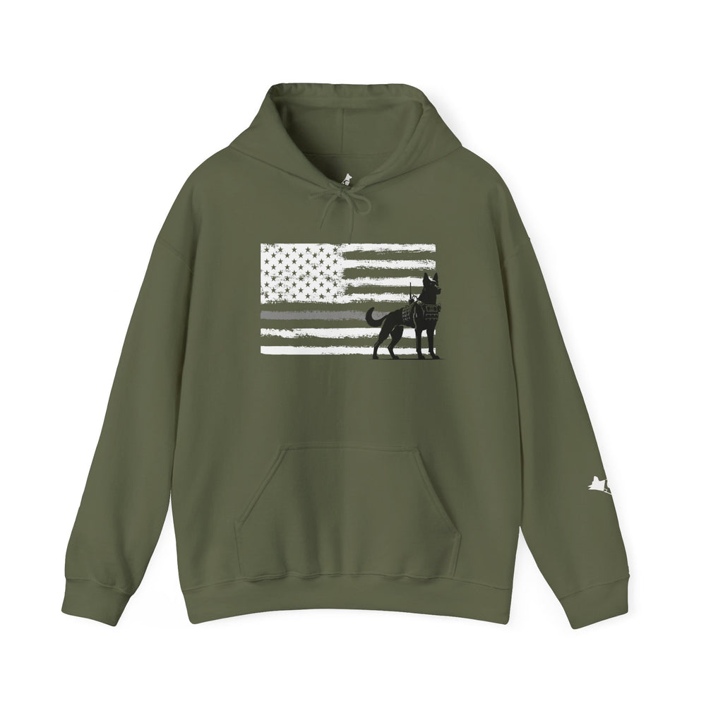 Thin Silver Line K9 Hoodie – Loyalty Wears a Badge
