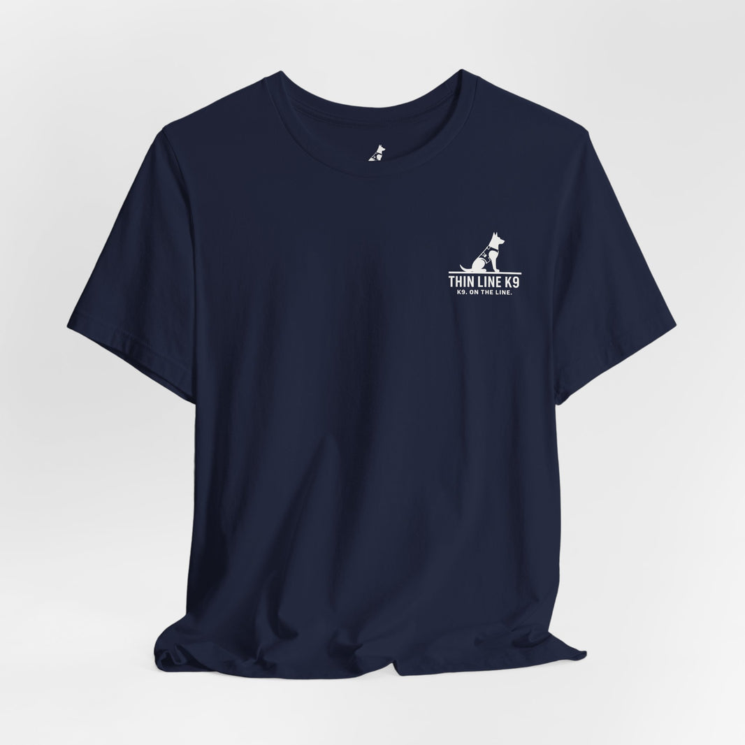 image Red, White & Revved Up – Piston Flag Tee
