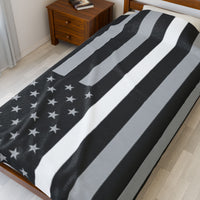 Thin White Line Blanket
