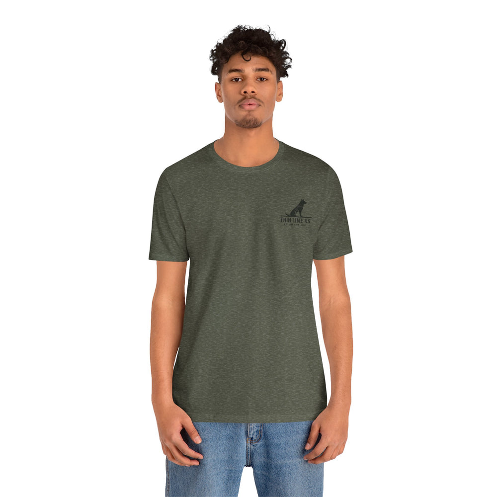 Thin Orange Line flag t-shirt