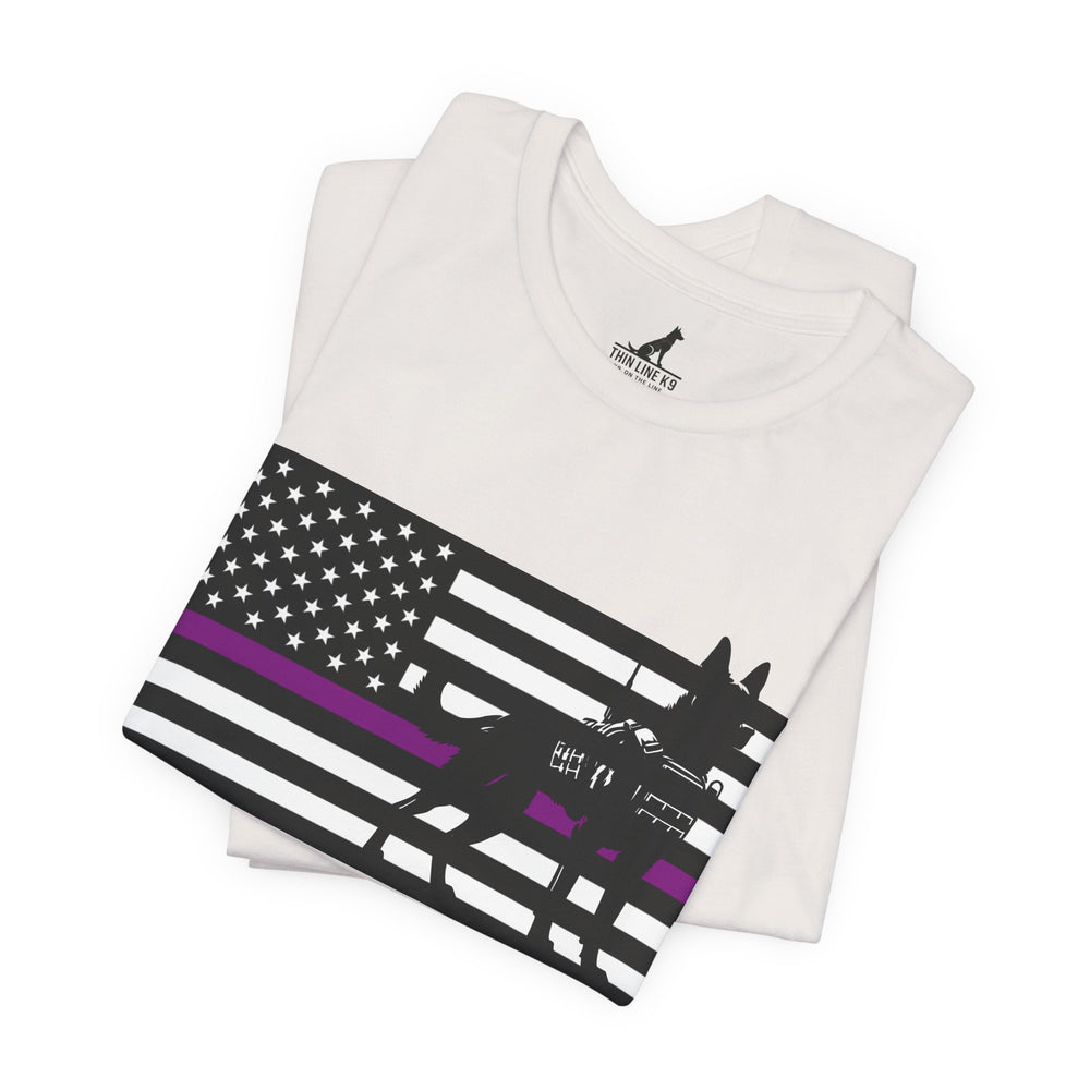 Thin Purple Line K9 t-shirt