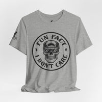 Fun Fact: I Don’t Care – Skull Tee