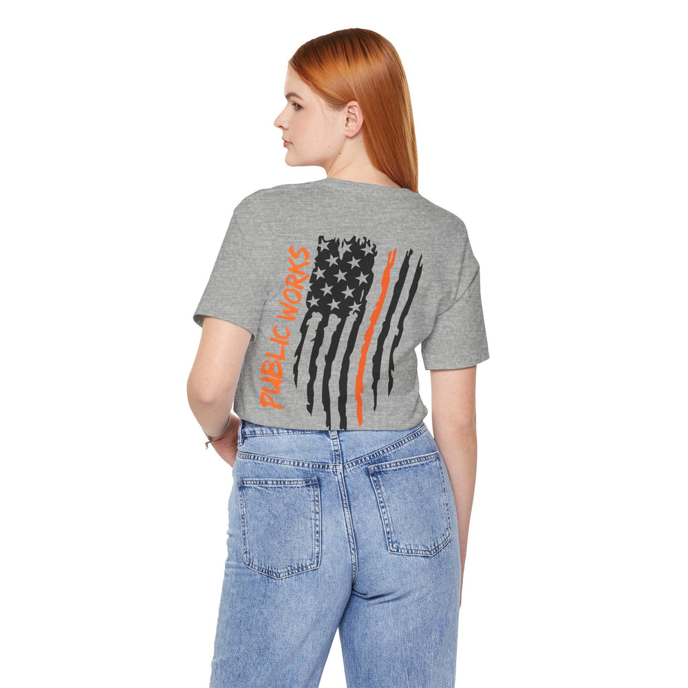Thin Orange Line Tee – Department of Public Works