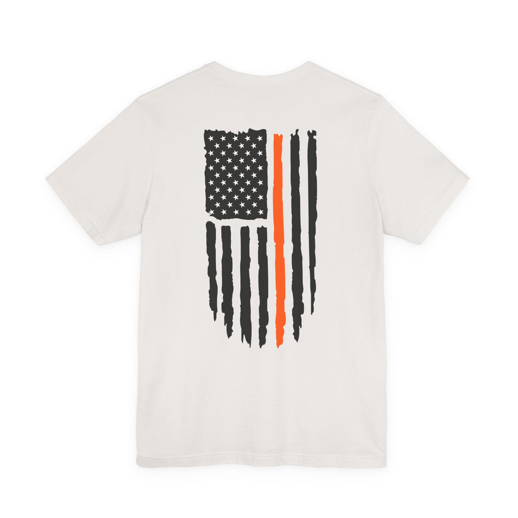 image Thin Orange Line flag t-shirt