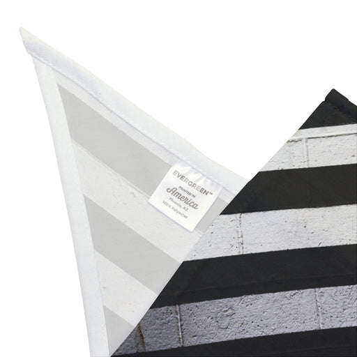 Thin Silver Line Flag Dog Bandana