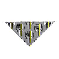 Punisher Thin Gold Line Dog Bandana