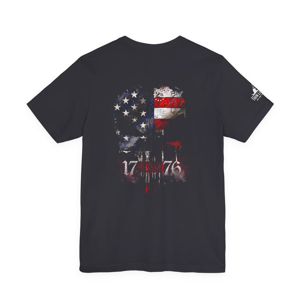1776 Punisher American Flag Tee