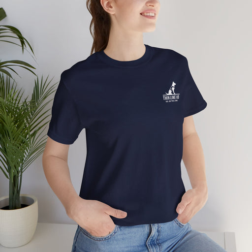 Red, White & Revved Up – Piston Flag Tee