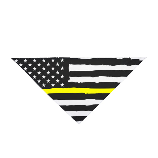Thin Yellow Line Dog Bandana