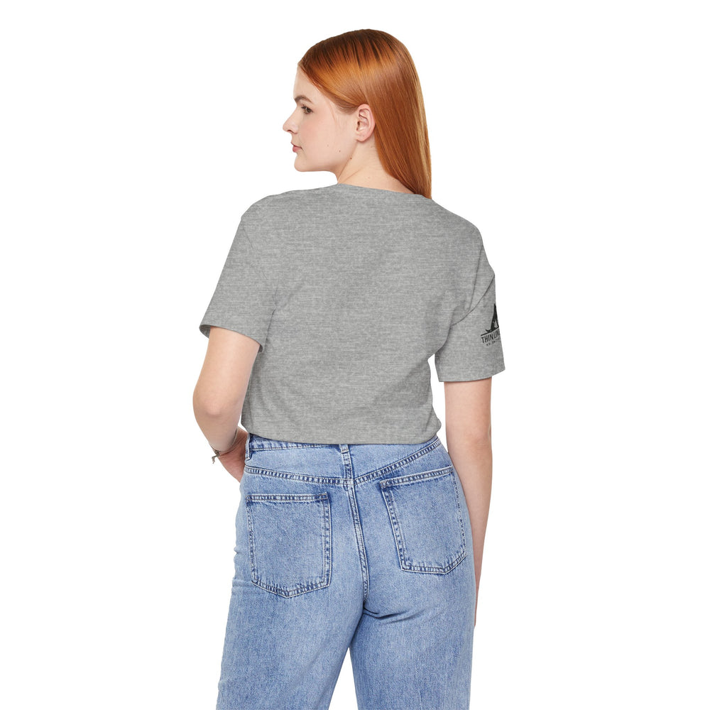 Distressed American Flag – Dept of Public Works Tee